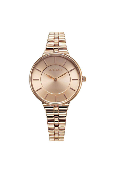 Titan Women's Analog Rose Gold Dial Watch - 95245WM01