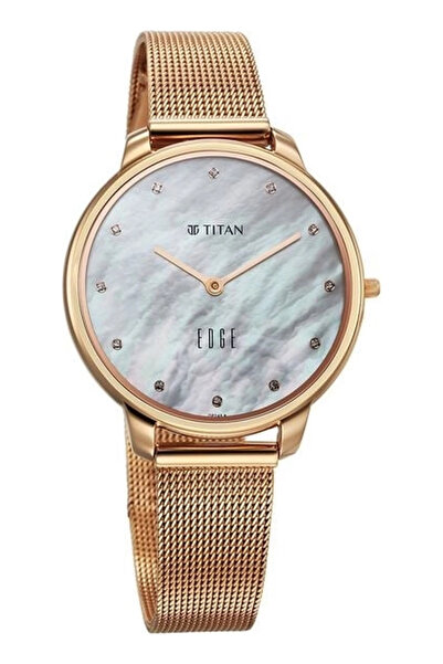 Titan Women's Analog Mother Of Pearl Dial Watch - 2654WM02