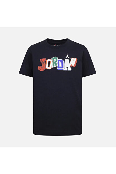 Nike Jordan Signature Παιδικό μπλουζάκι με μαύρο γράμμα 95D728