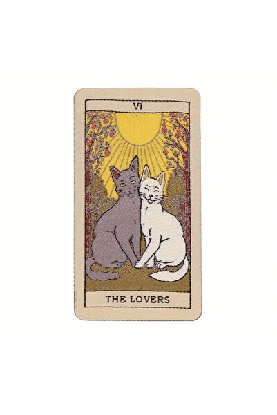 FloresDeCarnaval Mistik Patiler🐈 Tarot Kedili Punch/Yama