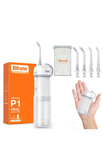 Bitvae جهاز تنظيف الأسنان بالماء P1 المحمول مع خزان قابل للطي من