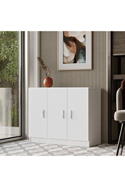 L'occi Concept Diego E Ofis Kapaklı Dolap Beyaz DG5-W