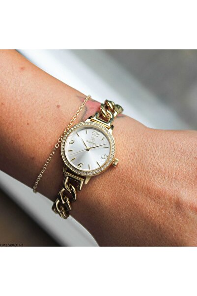 Homies ساعة يد نسائية HM27484S01-2 بسوار فولاذي