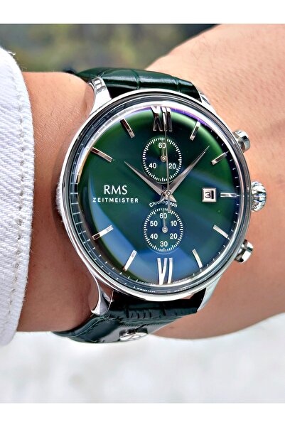 Romanson Functional Special Design Leather Cord Steel Case Men's Wristwatch 1332.12Mr