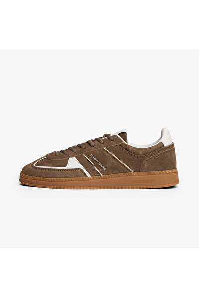 Tommy Hilfiger Kadın The Greenwich Edge Süet Kahverengi Sneaker