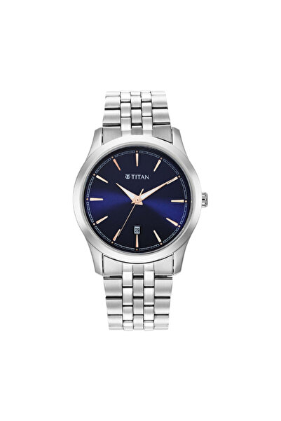 Titan Men's Analog Blue Dial Watch - 1823SM02