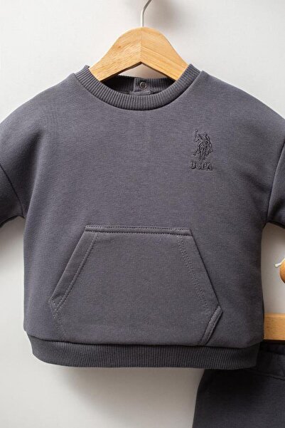 U.S. Polo Assn. Kids U.S. Polo Assn. Usb2585 Baby Boy 2-Piece Set