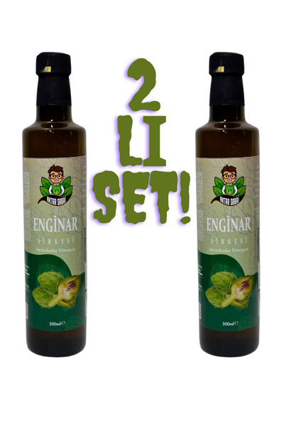 aktar sabri Enginar Sirkesi 2’li Set (Doğal Fermente - Katkısız)