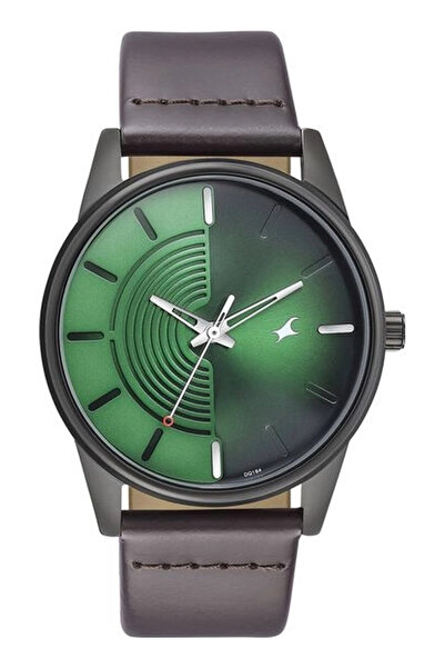 FASTRACK Men's Analog Green Dial Watch - 3305NL01