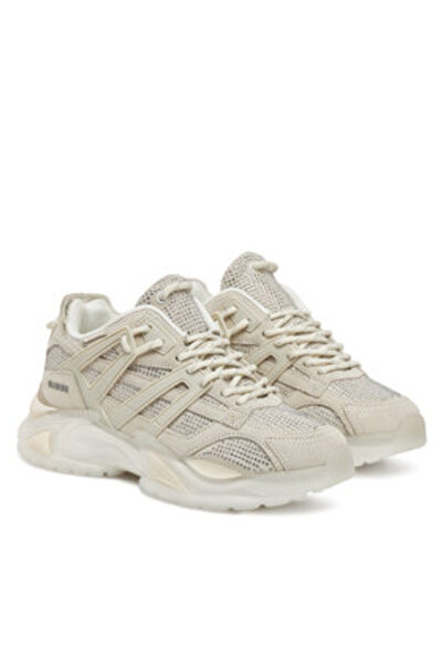 Guess Γυναικεία Αθλητικά Παπούτσια Μπεζ FLPBLLSU12