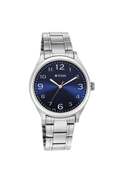 Titan Men's Analog Blue Dial Watch - 1802SM05