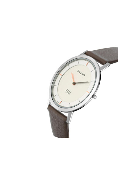 Titan Men's Analog Silver Dial Watch - 1595SL03