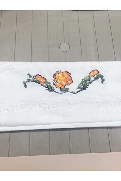 Peacock Prosop brodat cu punct de cruce, lucrat manual, 50x90 catifea 240gr P...