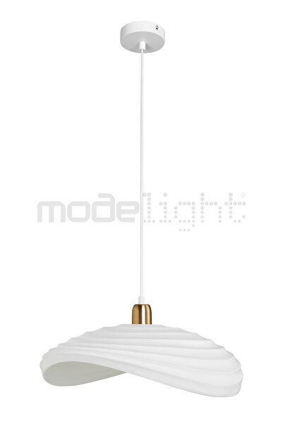 Modelight CURVE TEKLİ SARKIT BEYAZ - BETON AVİZE SALON-OTURMA-ÇOCUK-YEMEK-YATAK ODASI-ANTRE-MUTFAK