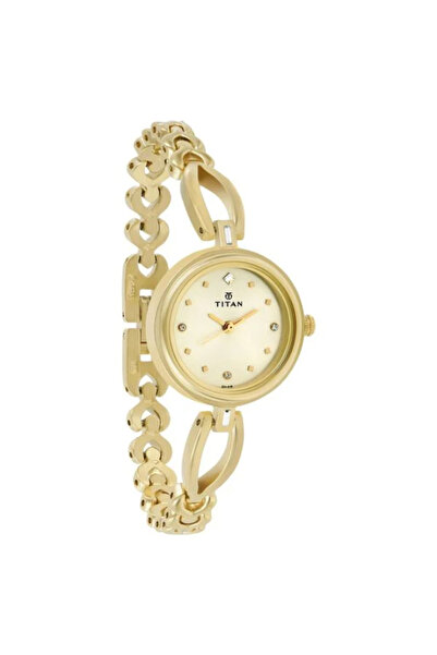 Titan Women's Analog Champagne Dial Watch - 2601YM02
