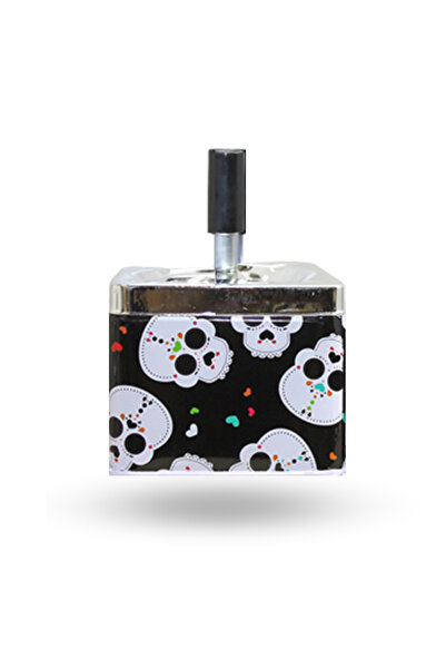 ForWhat Μεταλλικό τασάκι χωρίς καπνό 12Χ9 εκ. για διακόσμηση γραφείου στο σπίτι