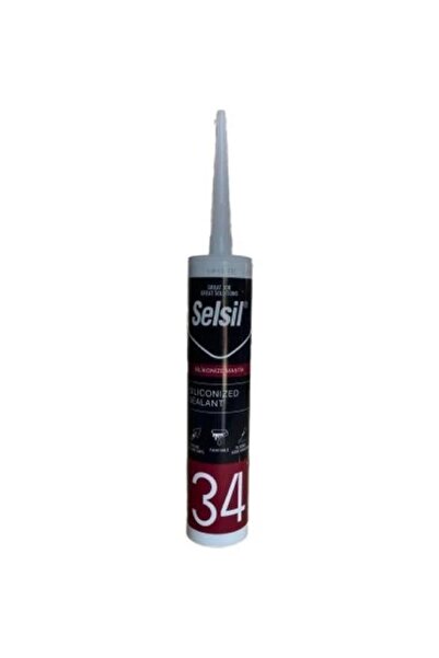 Selsil 34 Silikonize Mastik 450GR.