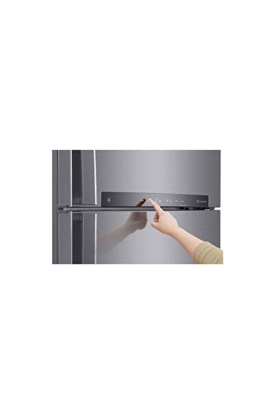 LG Large Top Fridge, Smart Inverter, Silver 592L