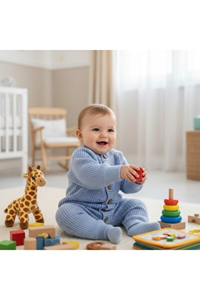 Serackids Thessaloniki Braided Baby Jumpsuit Beanie Set of 2 Lycra