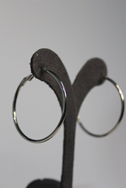 Nefi Jewelry Gümüş renk halka küpe