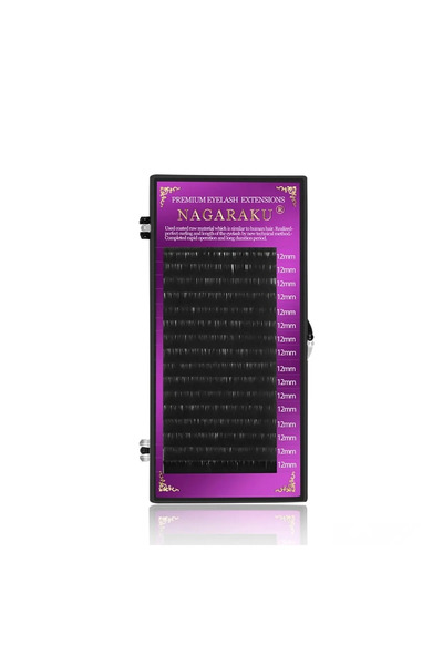 NAGARAKU Ipek Kirpik 0.07 C Kıvrım 17 Mm