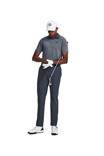 Under Armour بنطلون رجالي من UA Drive ذو قصة مستدقة باللون الرمادي