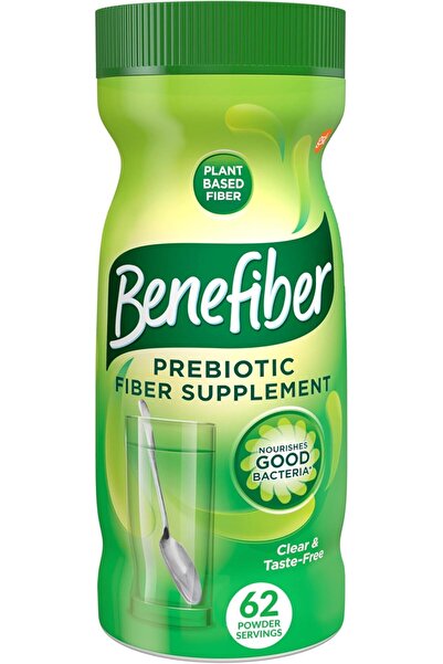 benefiber Daily Fiber Supplement Powder with Prebiotic, Unflavored - 62 Servings (8.7 Ounce)