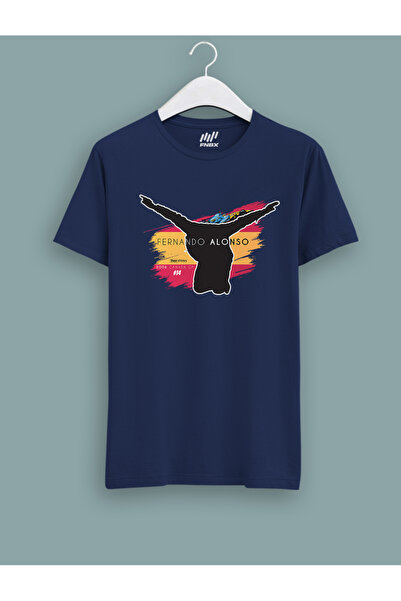FNBX تي شيرت فيرناندو ألونسو كندا جي بي 2006 على شكل شكل النصر