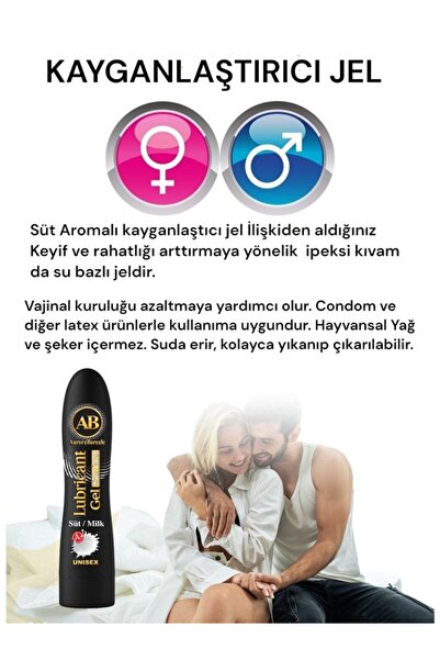 AuroraBoreale Tırtıklı 6 lı Prezervatif Condom Büyük Boy Süt Aromalı Kayganlaştırıcı Jel Seti