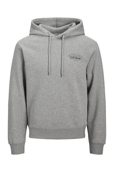 Jack & Jones JJMAKOTO Sweat Hood Erkek Kapüşonlu Sweatshirt - Konforlu ve Modern