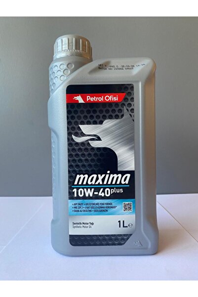 Petrol Ofisi Maxima 10W-40 1 Litre Yağ Yakma Önleyici Sentetik Motor Yağı (09...