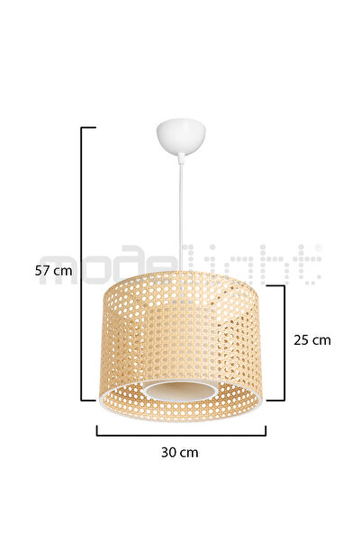 Modelight AROSA TEKLİ SARKIT RATTAN - SALON-OTURMA-ÇOCUK-YEMEK-YATAK ODASI-ANTRE-MUTFAK
