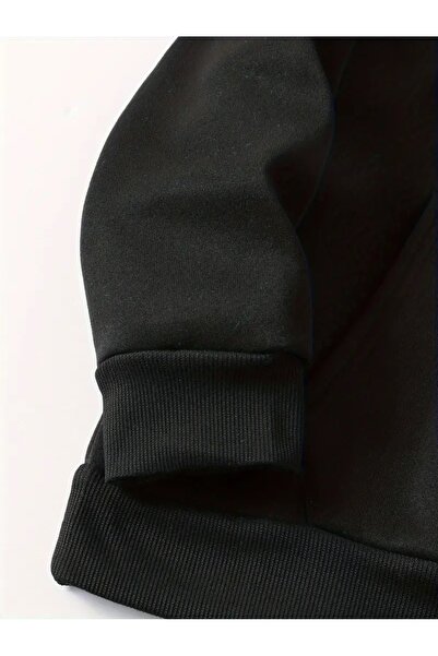 Touz Moda KPop Demon Hunters Detail Baskılı Kapşonlu Sweatshirt