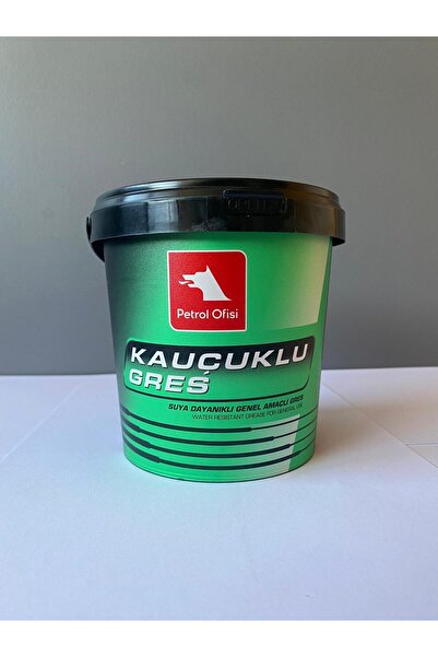 Petrol Ofisi Yeşil Renk Suya Dayanıklı Kauçuklu Gres Yağı 900GR (0.9KG) (07/2025 Üretim)