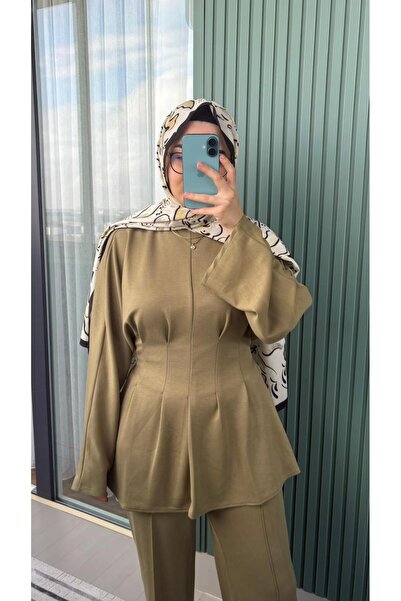 RAVENNE Luna Arkadan Bağlama Detaylı, Belden Pileli Alt-Üst Takım