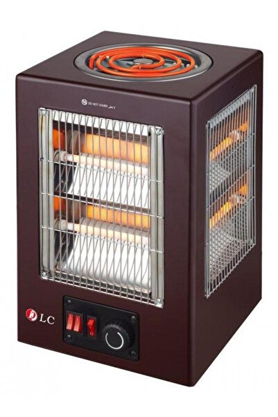 DLC 2-in-1 Electric Contour Heater with Stove for Cooking and Heating + Hot Beverage Preparation, 2000W