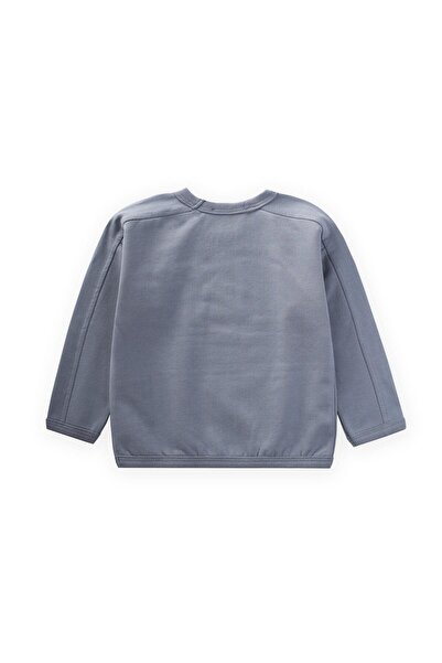 Cigit Nakışlı Sweatshırt 1-7 Yaş Mint Yeşil