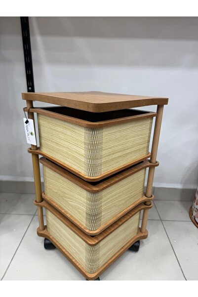 Genel Markalar Ahşap 3 Lü Sebzelik