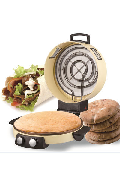 Generic 1800 W Electric Crepe Maker Household Steak Pan Machine Non-Stick Cast Iron Bakeware