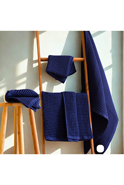 Püskül Tekstil Розкішний набір з 4 вафельних рушників (2 для ванної + 2 для рук), 100% бавовна, якісні рушники, що швидко сохнуть