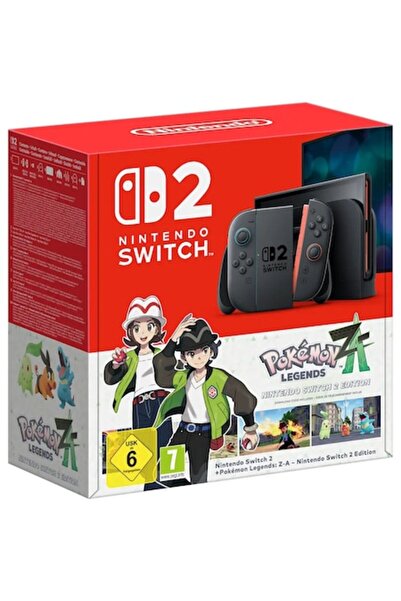 Nintendo Switch 2 Console, Light Blue/Light Red JoyCon + Pokémon Legends: Z-A Bundle