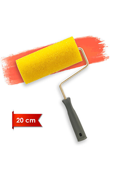 Dekor 1118 Sünger Kristalli Efekt Rulo 20 cm Grenli Boya Uygulama Rulosu