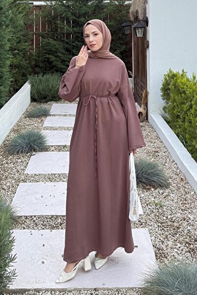 lamelif Two Thread Dress Bitter Soft Brown