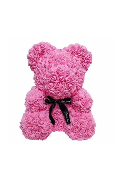 OEM Ursuleț de pluș din trandafiri, 25 cm, roz, Gonga