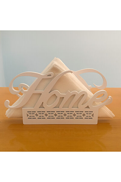 Print Zone Home Yazılı Modern Ev Dekoru Peçetelik | Masa Üstü Şık Servis Orga...