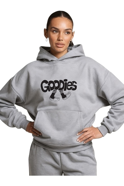 ArtYus Φούτερ Unisex Goodies Πολύχρωμο Ειδικό με τύπωμα Βαμβακερό oversized μ...