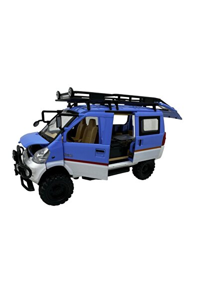 JPT 1:24 Scale Blue Off-Road Campervan Model with Lights