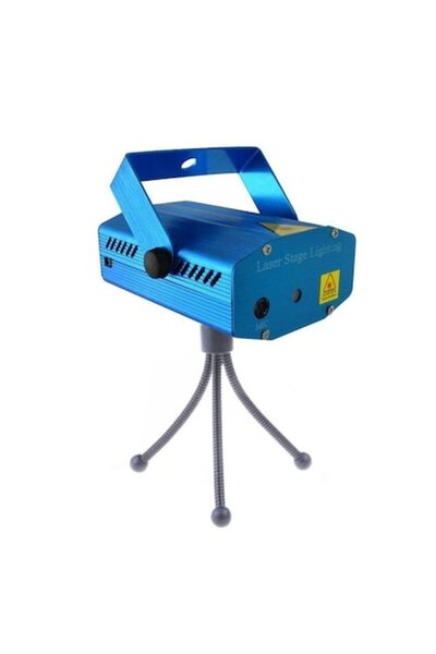 IWP Мини лазерен проектор, светлинни игри, звуков сензор, включен статив