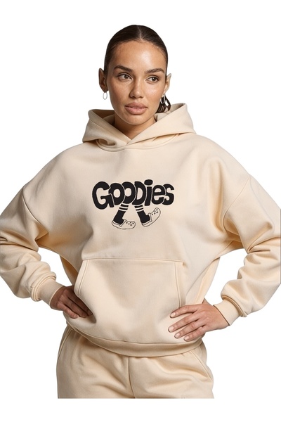 ArtYus Φούτερ Unisex Goodies Πολύχρωμο Ειδικό με τύπωμα Βαμβακερό oversized μ...