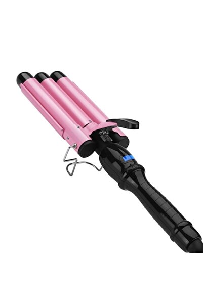 OEM Curling Iron for Women, GOGOU, LCD Screen, Pink